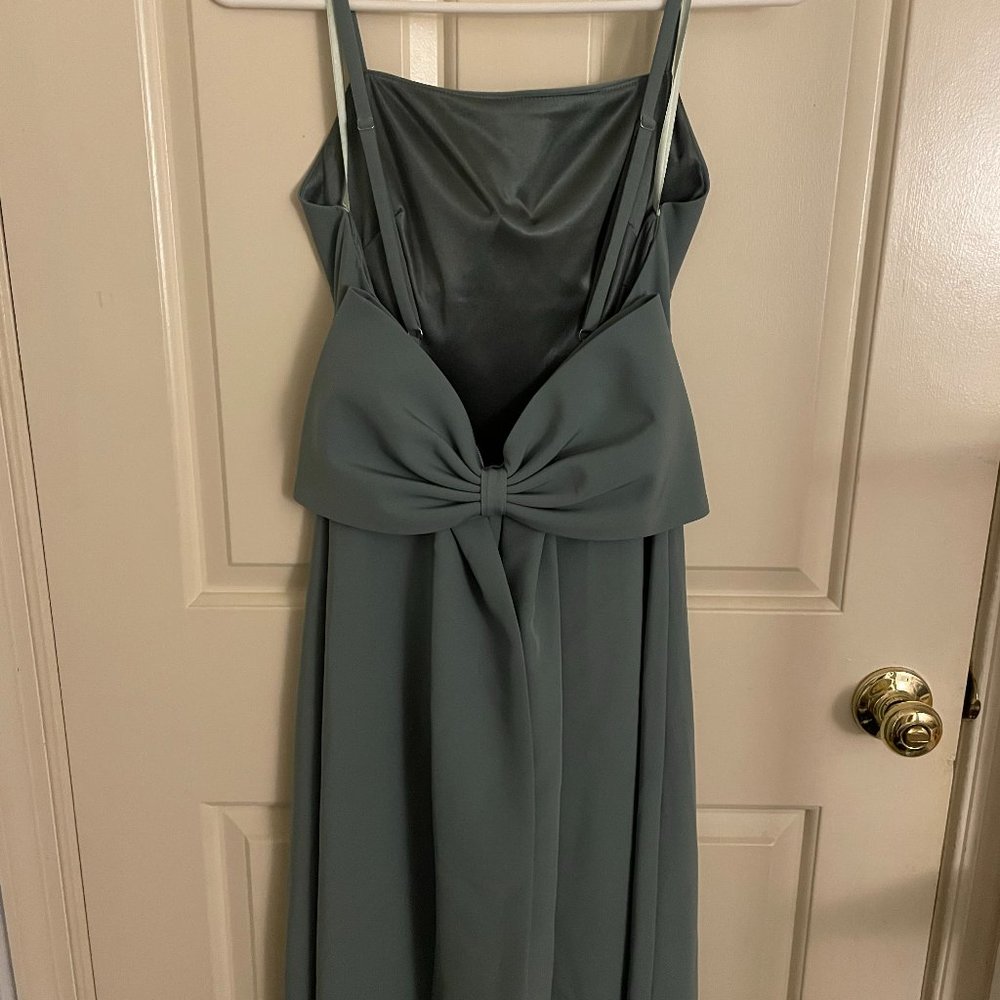 Revelry Steph Crepe Bridesmaids Dress - Rosemary